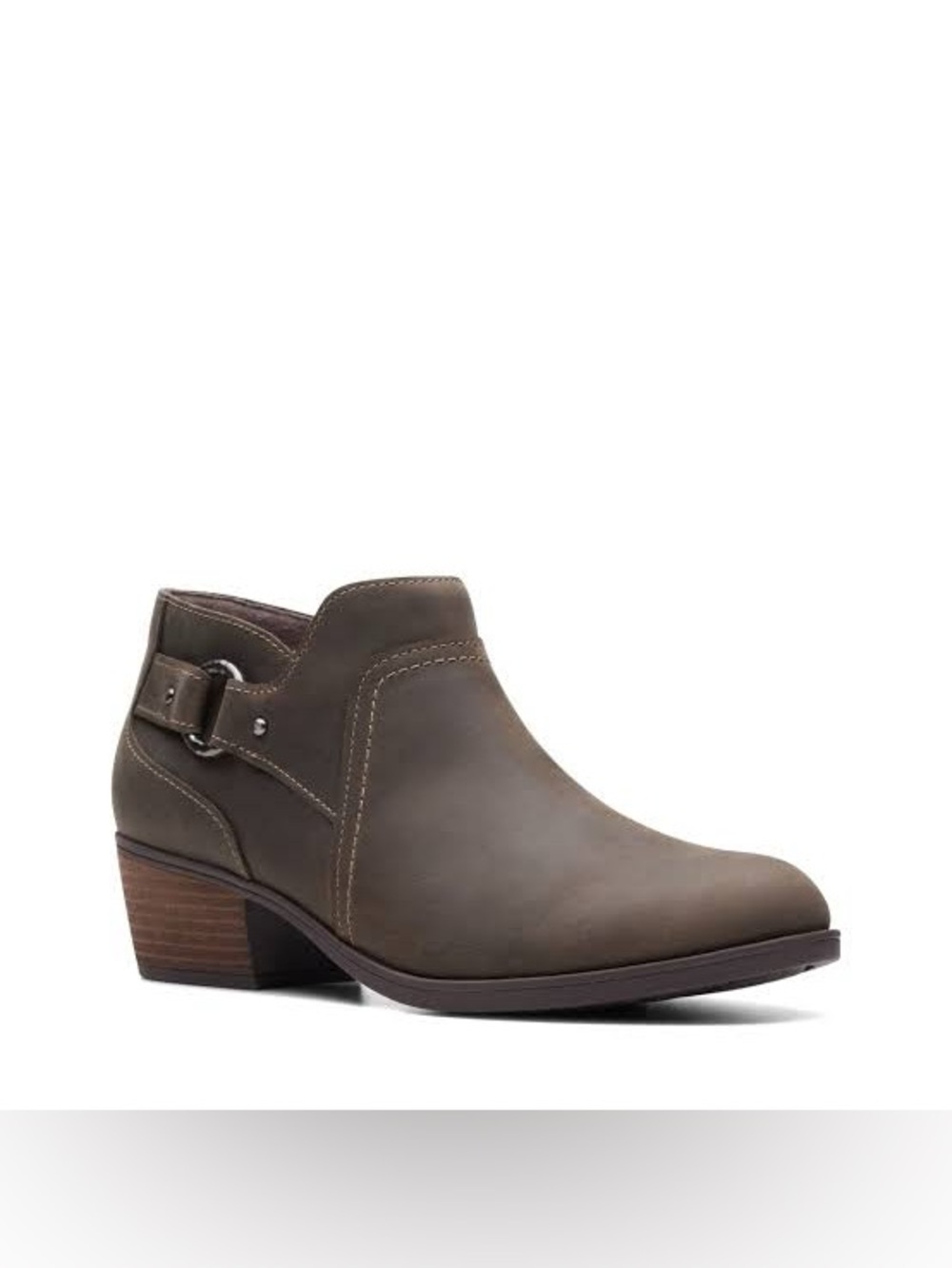 Clarks Women's Charleton Grace Buckled Ankle Booties- Size 7.5M